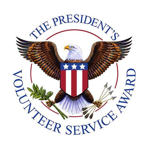 The President's Volunteer Service Award seal